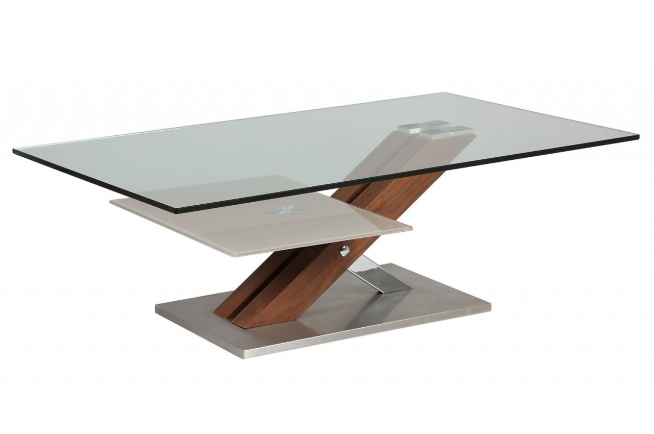 table design contemporain verre