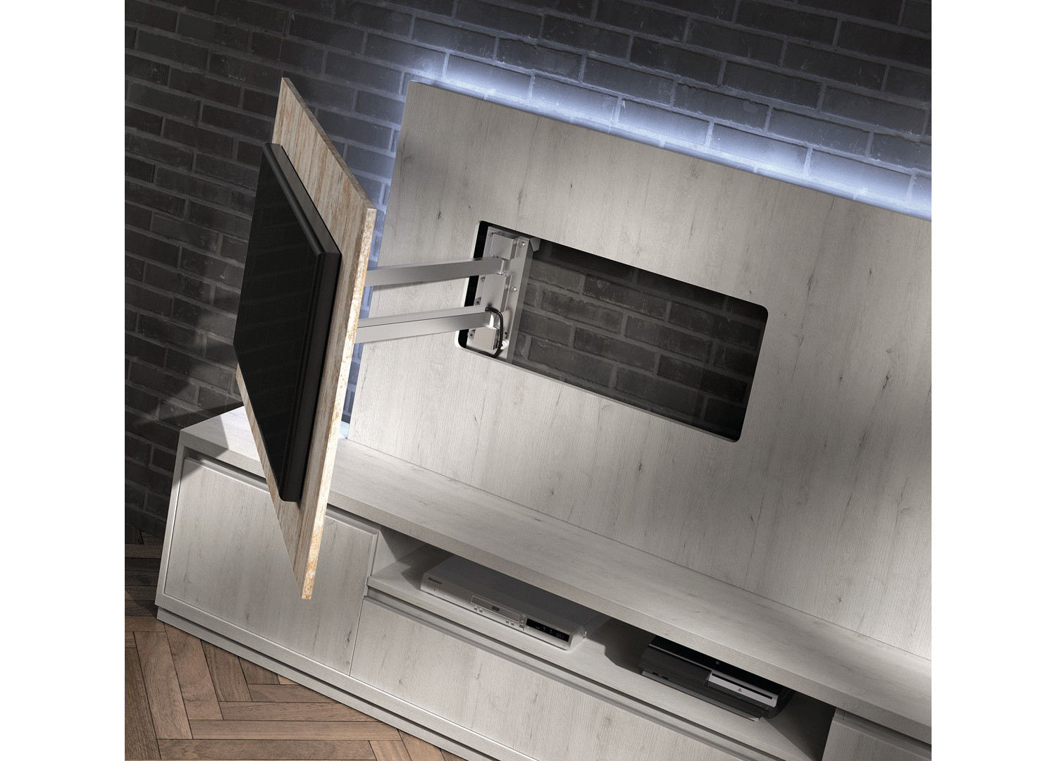 Meuble TV moderne avec panneau TV frêne et bois vieilli CbcMeubles ~ Panneau Bois Vieilli Meuble TV moderne avec panneau TV frêne et bois vieilli CbcMeubles ~ Panneau Bois Vieilli
