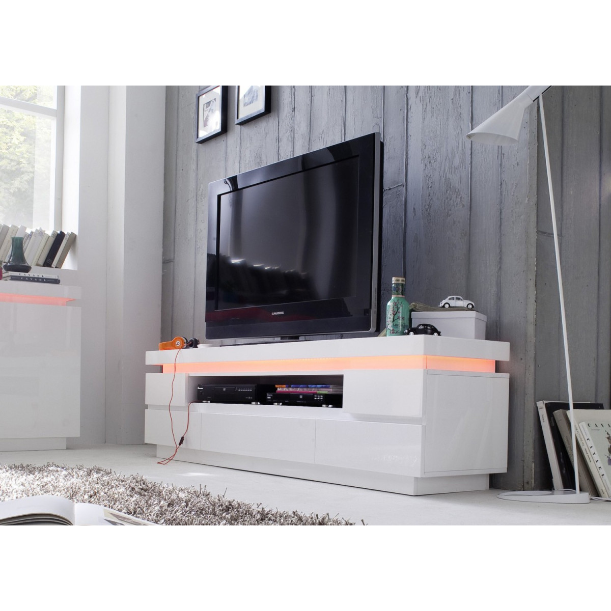 Meuble TV design led