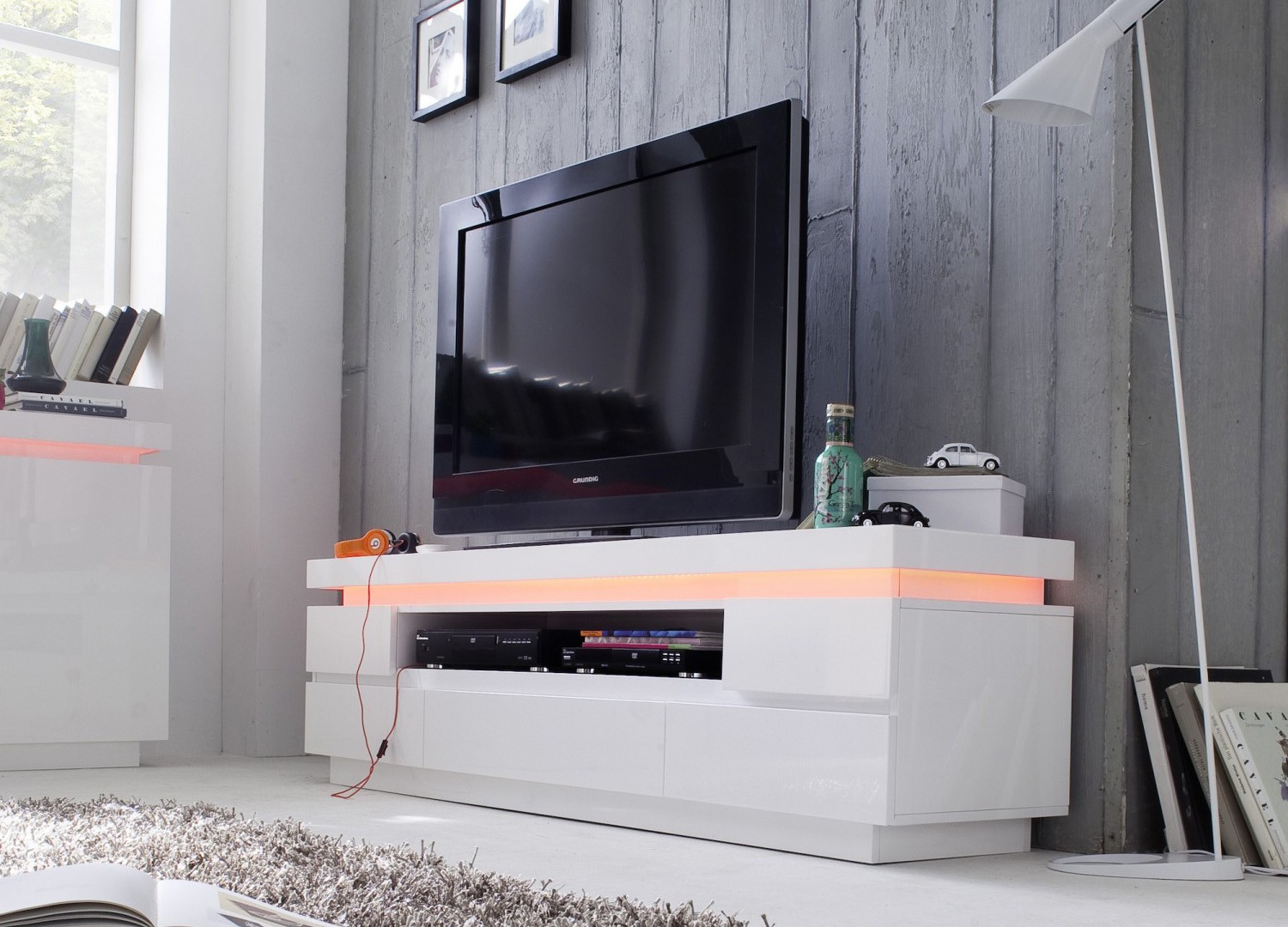 Meuble TV design led