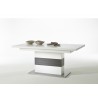 Table repas design blanche et grise