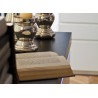 Meuble buffet 2 m blanc mat et gris lumineux