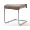 Chaises design tissu et acier