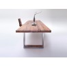 Table bois massif contemporaine chêne bassano