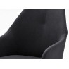 Chaises design simili cuir pied ovale conique