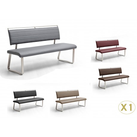 Banc design avec dossier