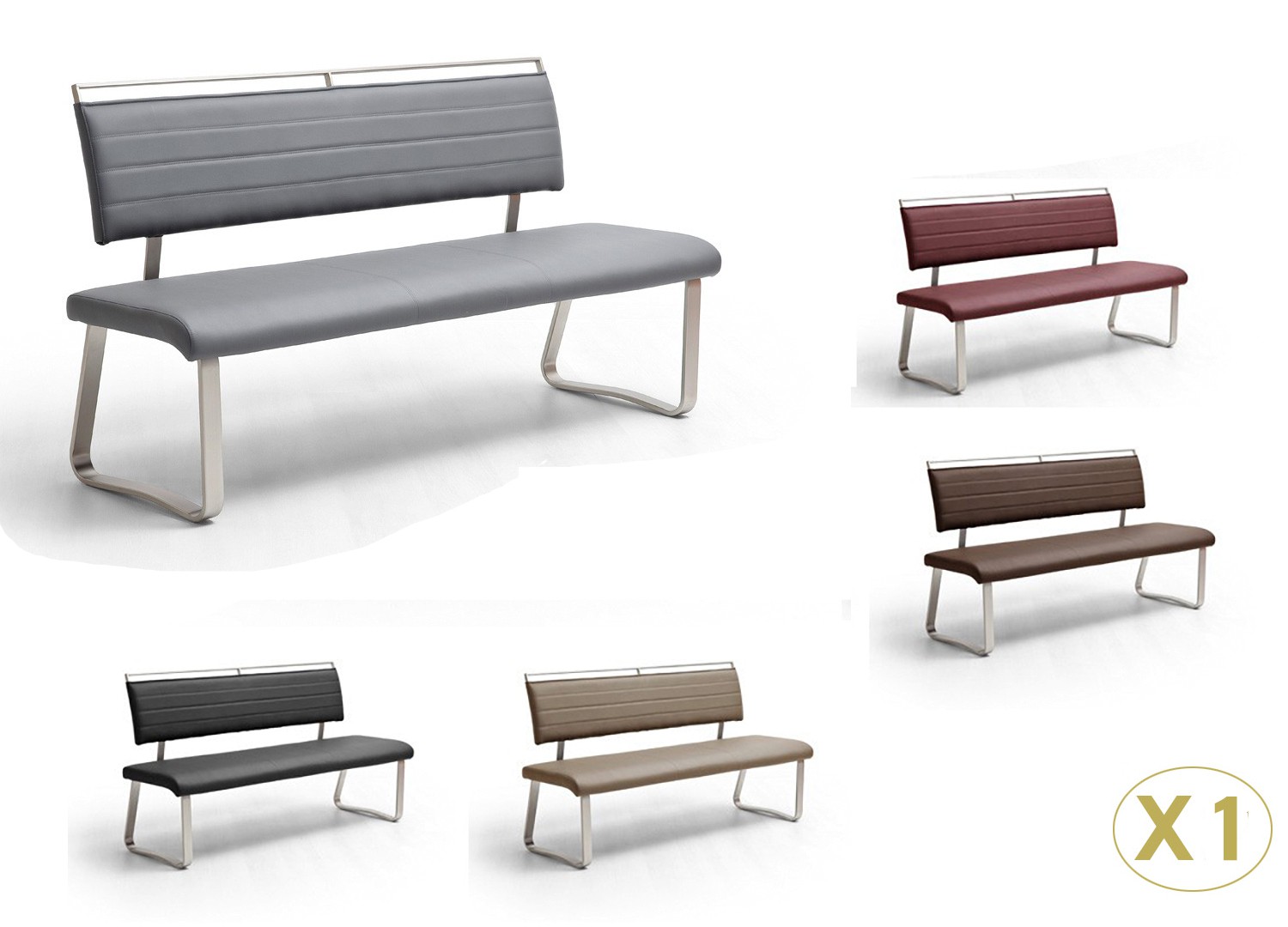 Banc design avec dossier