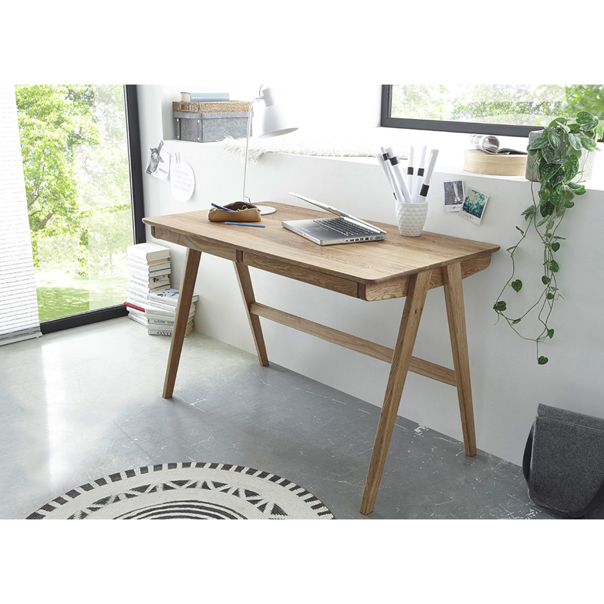 Bureau scandinave bois massif