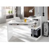 Bureau design blanc laqué