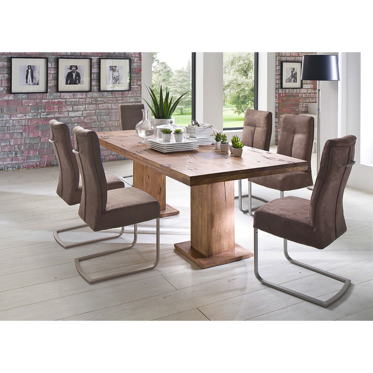 Table repas bois massif 180 cm