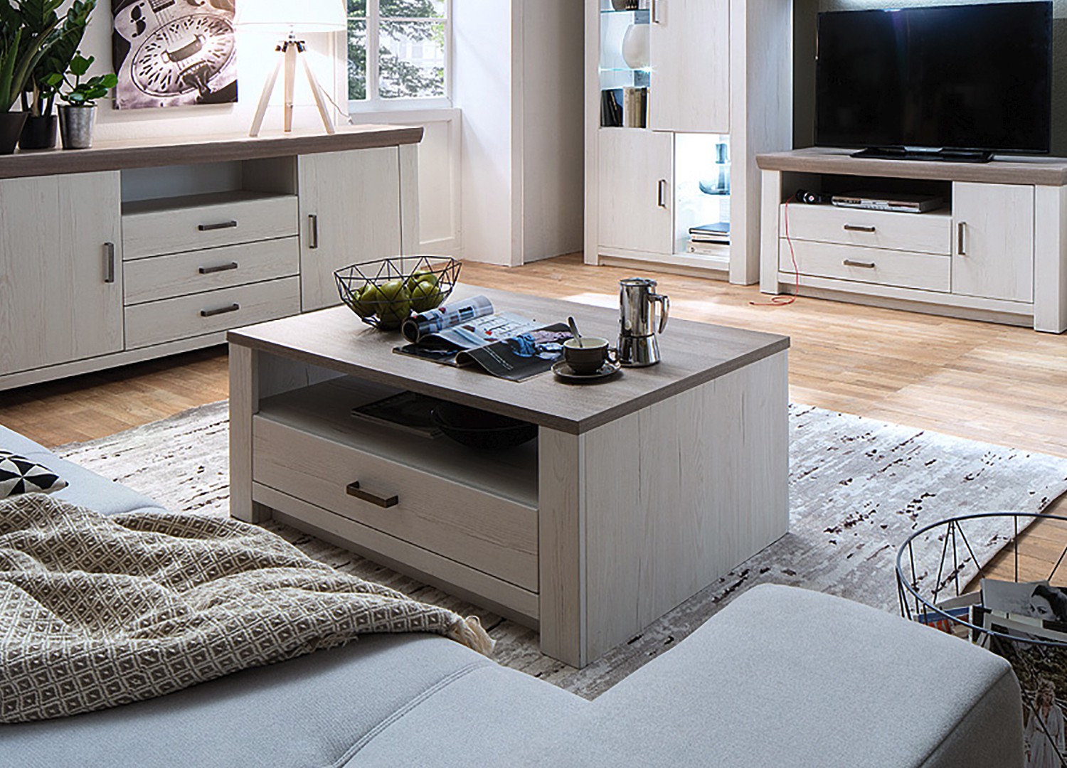 Table basse rectangulaire bois