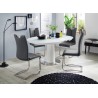 Table ronde en verre extensible