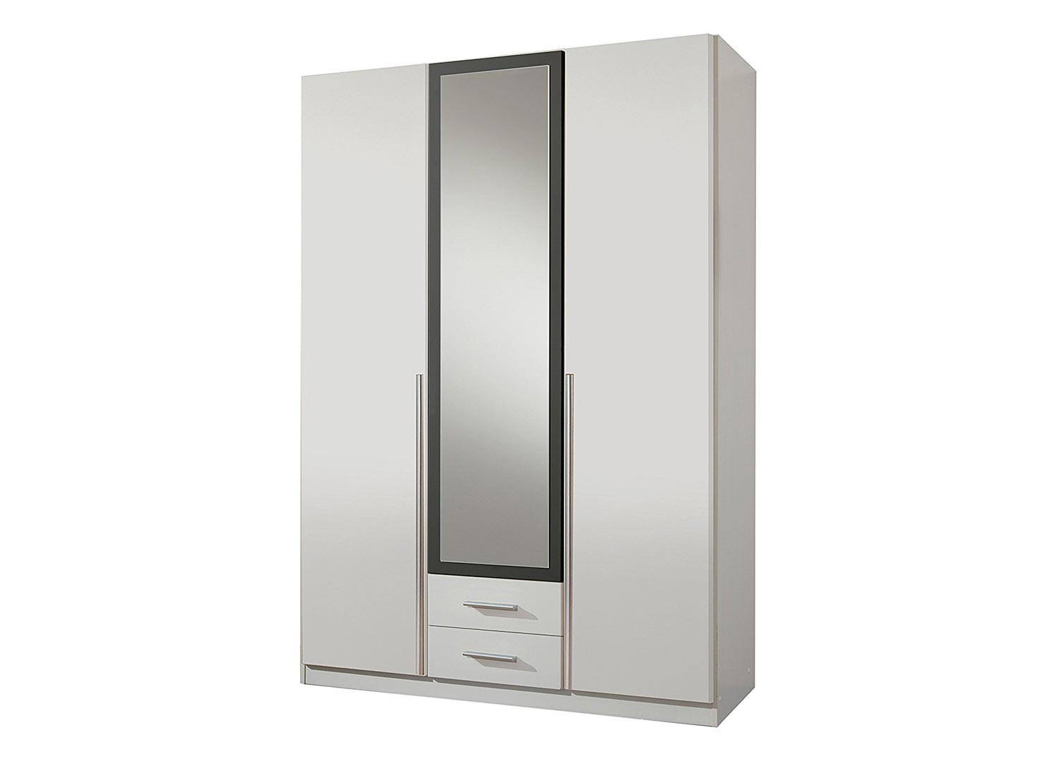 Armoire 3 portes blanche pas cher 135 cm - Cbc-Meubles