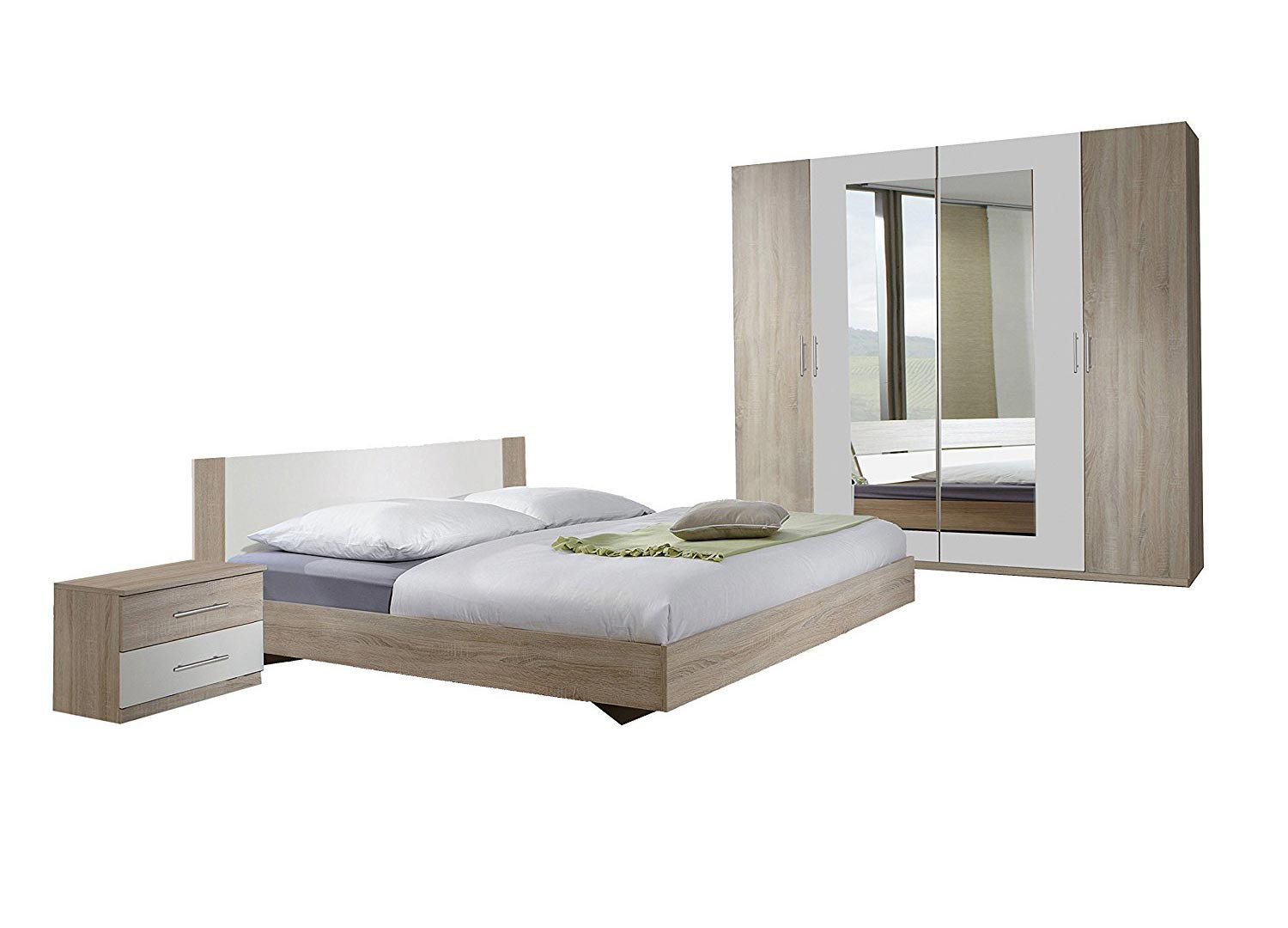 Beautiful Meuble De Chambre Blanc Et Bois Beautiful Meuble De Chambre Blanc Et Bois