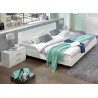 Lit adulte design blanc