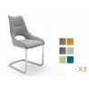 Chaises pas cher design tissu