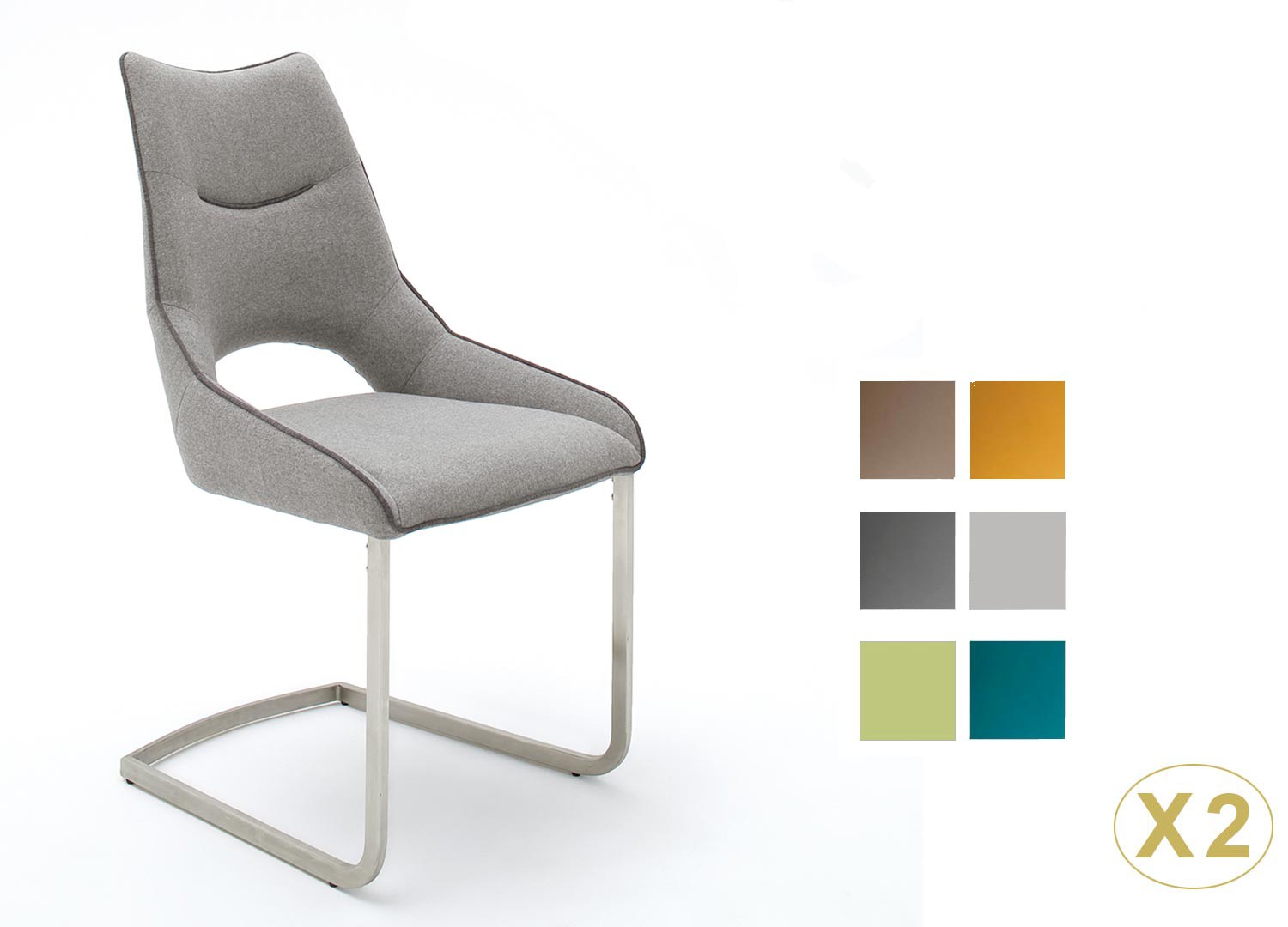 Chaises pas cher design tissu