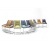 Chaises pas cher design tissu