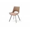 Chaises modernes de salle à manger en tissu