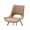 Chaises modernes de salle à manger en tissu