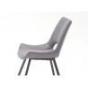Chaises modernes de salle à manger en tissu