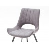 Chaises modernes de salle à manger en tissu