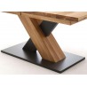 Table repas bois massif rectangulaire 140 cm extensible à 220 cm