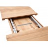 Table repas bois massif rectangulaire 180 cm extensible à 270 cm