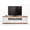 Meuble TV blanc laqué design 2 m