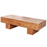 Table basse rectangulaire bois massif sesham 1 m