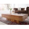 Table basse rectangulaire bois massif sesham 1m10