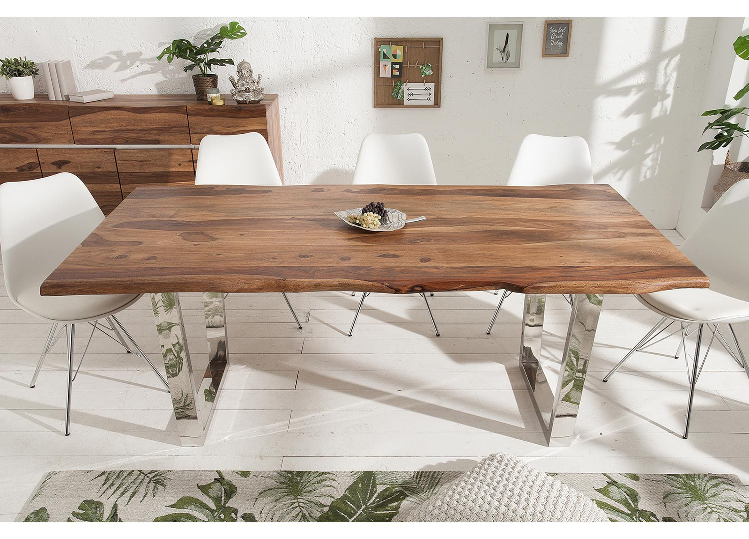Table en bois massif sesham 180 cm  CbcMeubles