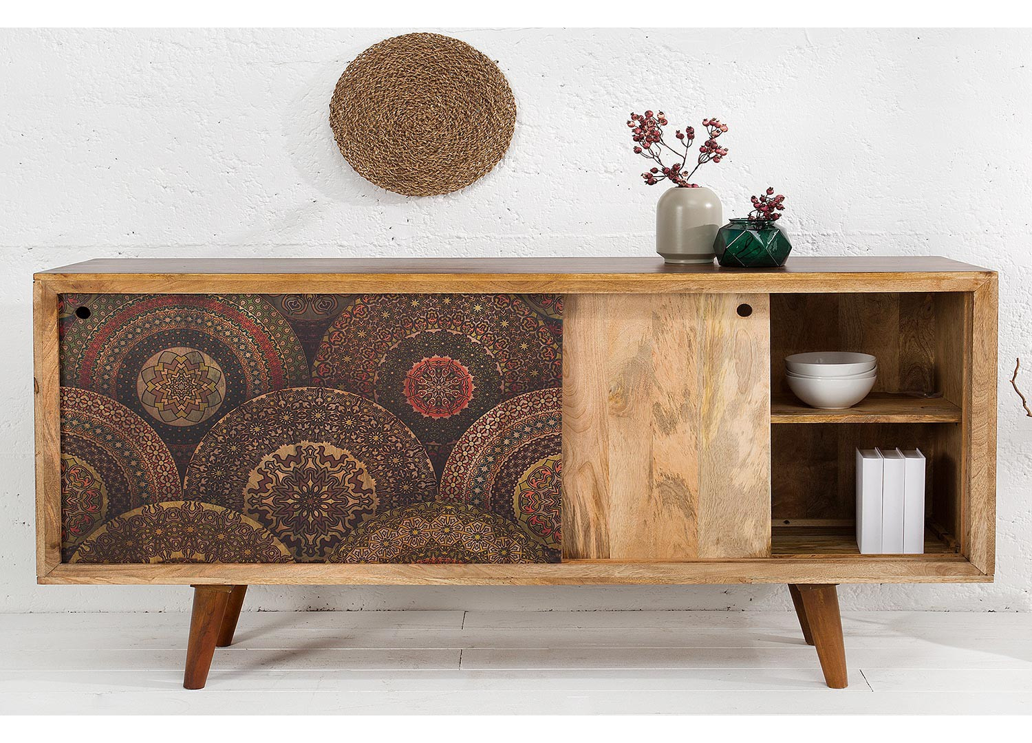 Buffet bois massif de manguier 2 portes CbcMeubles