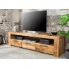 Meuble tv bois massif moderne 170 cm