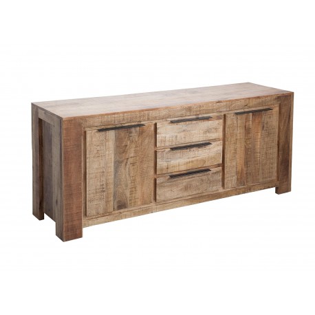 Buffet bois massif moderne 174 cm