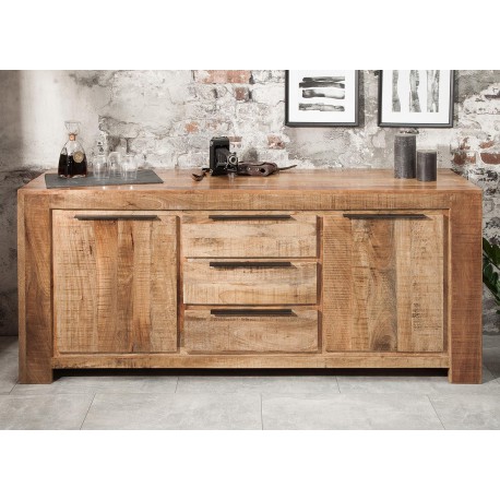 Buffet bois massif moderne 174 cm