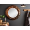 Miroir rond effet mosaïque 82 cm