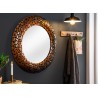 Miroir rond effet mosaïque 82 cm