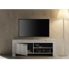 Meuble TV chêne blanchi 140 cm