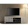 Meuble TV chêne blanchi 140 cm