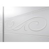 Armoire blanche 2 portes coulissantes sérigraphiée 2m20