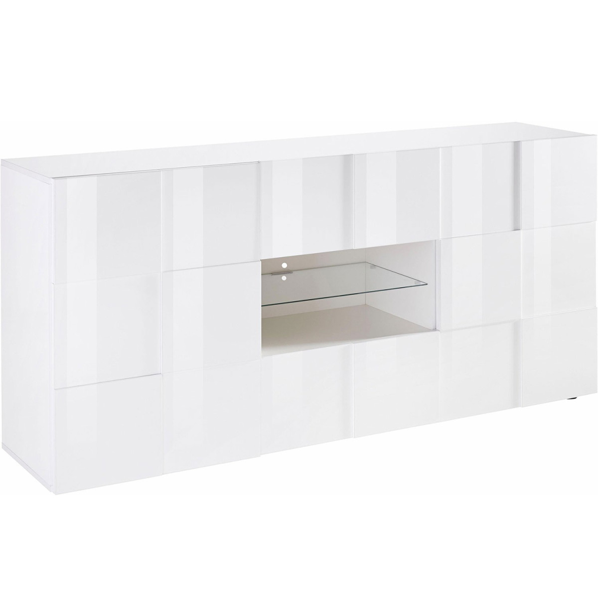 Buffet design blanc laqué 181 cm