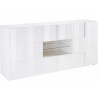 Buffet design blanc laqué 181 cm