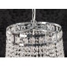 Lustre cristal moderne 110 cm