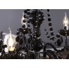 Lustre luminaire baroque noir