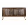 Buffet bois massif de manguier 160 cm à portes coulissantes