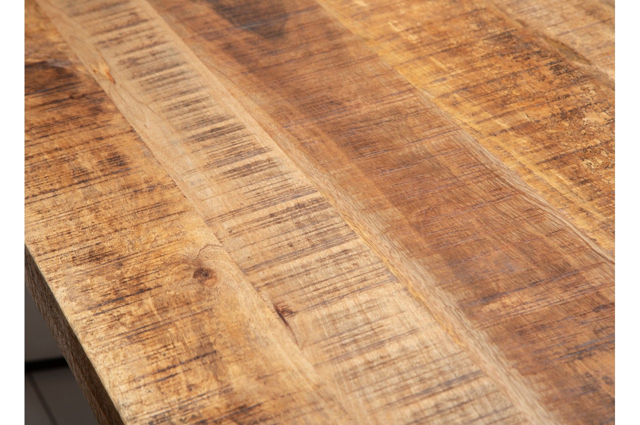 Table à manger rectangulaire en bois massif de manguier Asia - 9191