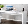 Bureau blanc brillant 120 cm