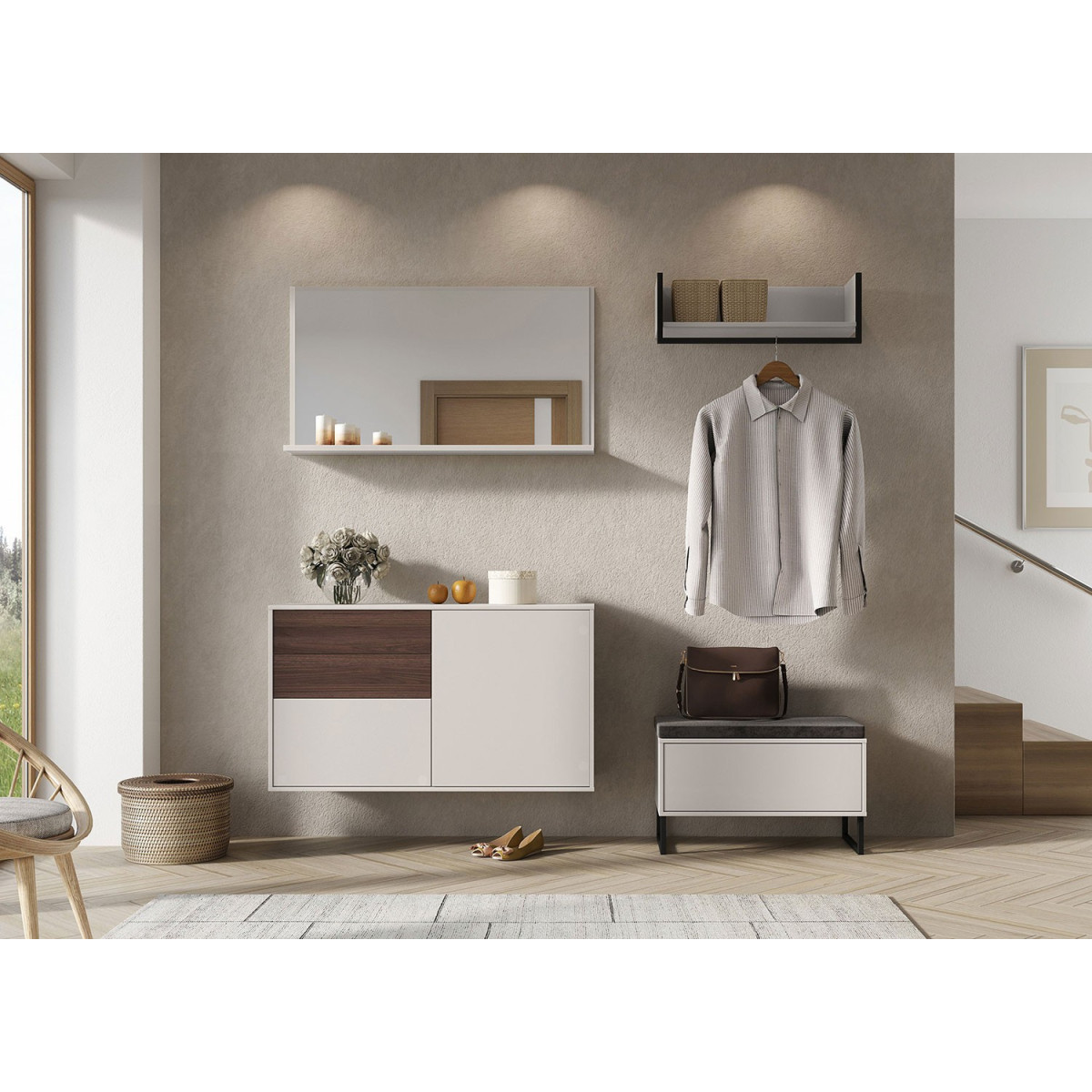 Ensemble de meubles d'entrée - 4 éléments