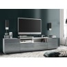 Meuble TV design 181 cm 3 portes et 1 niche